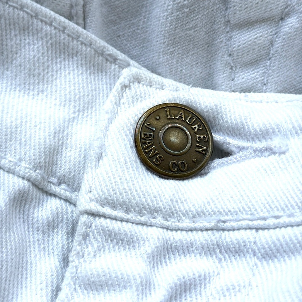 Vintage Ralph Lauren Jeans Co White Denim Jeans Classic Straight Ralph Lauren - Picture 10 of 13